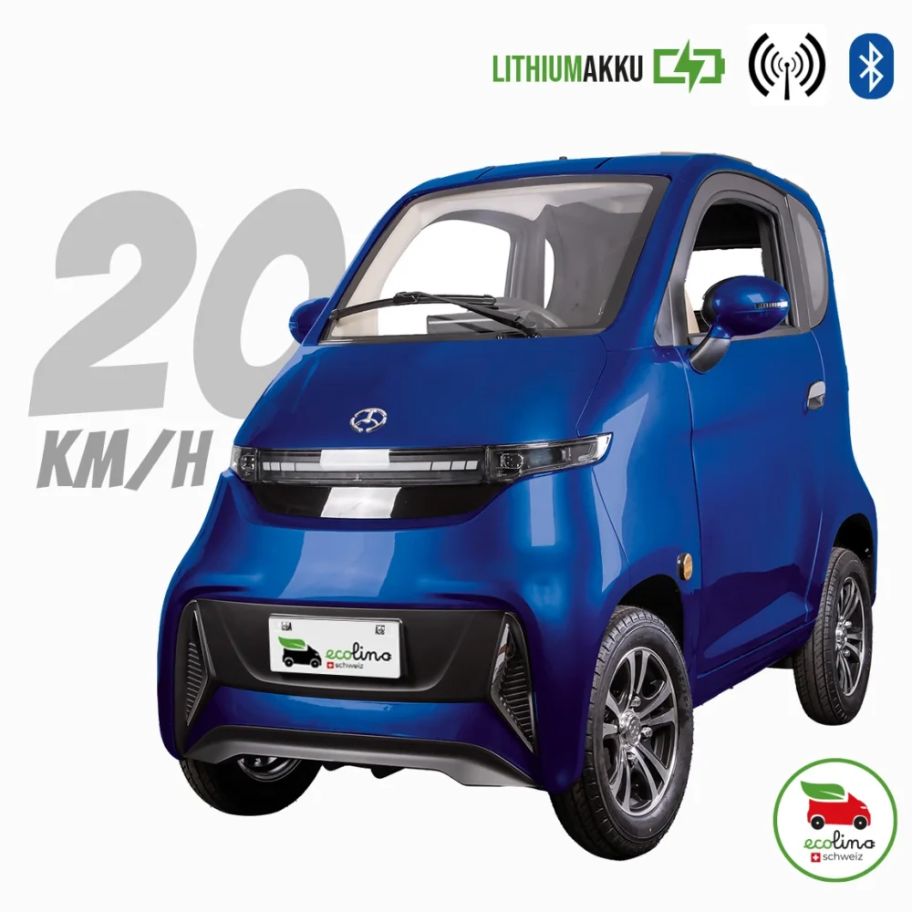 ECOLINO Senioren Elektromobil 20 km/h Lithiumakku ohne Führerschein mit Schild – Bild 3
