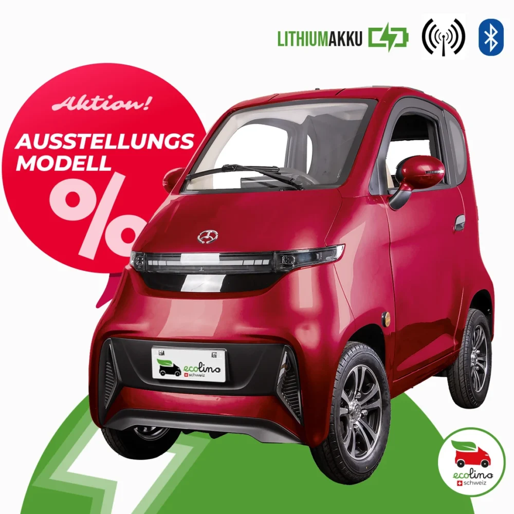 ECOLINO Senioren Elektromobil 20 km/h Lithiumakku Bordo AKTION!