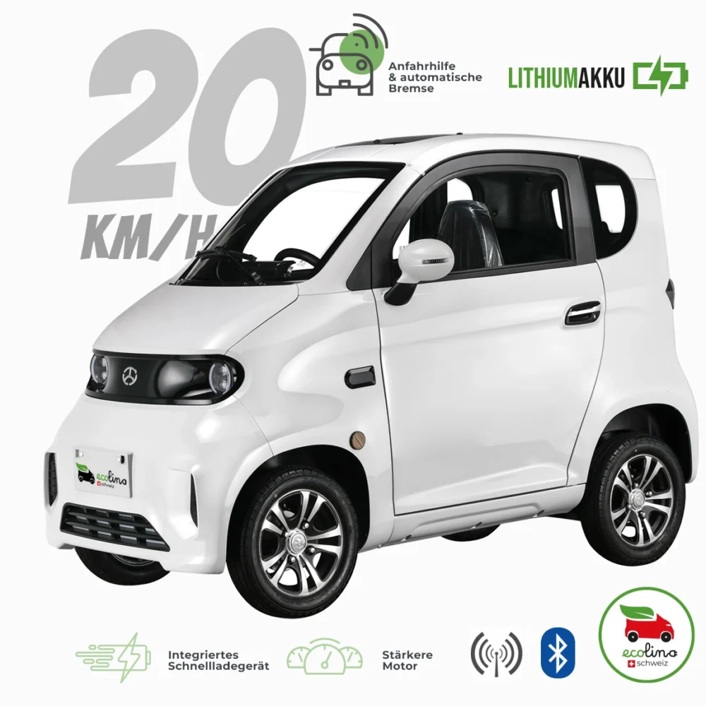 ECOLINO i2 Senioren Elektromobil 20 km/h Lithiumakku ohne Führerschein mit Schild – Bild 5