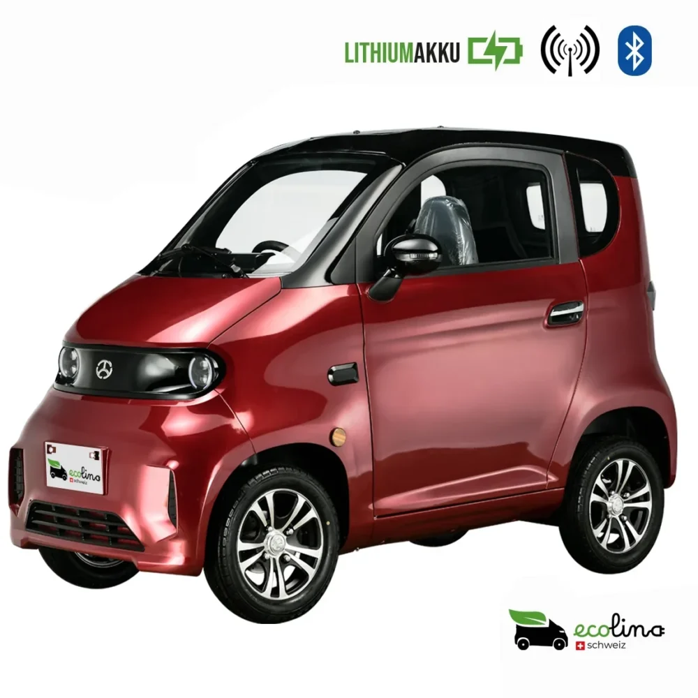 ECOLINO i2 Senioren Elektromobil 45 km/h Lithiumakku mit Führerschein mit Schild - Image 4