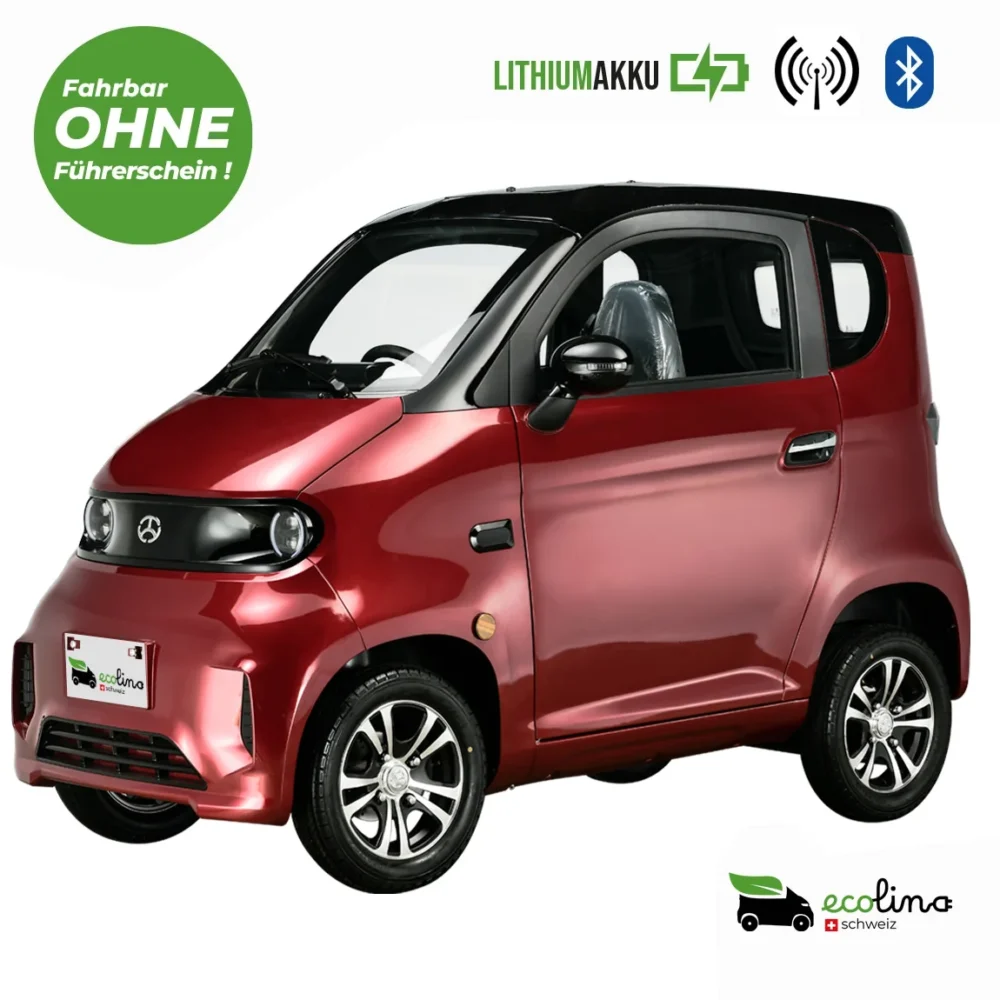 ECOLINO i2 Senioren Elektromobil 20 km/h Lithiumakku ohne Führerschein mit Schild